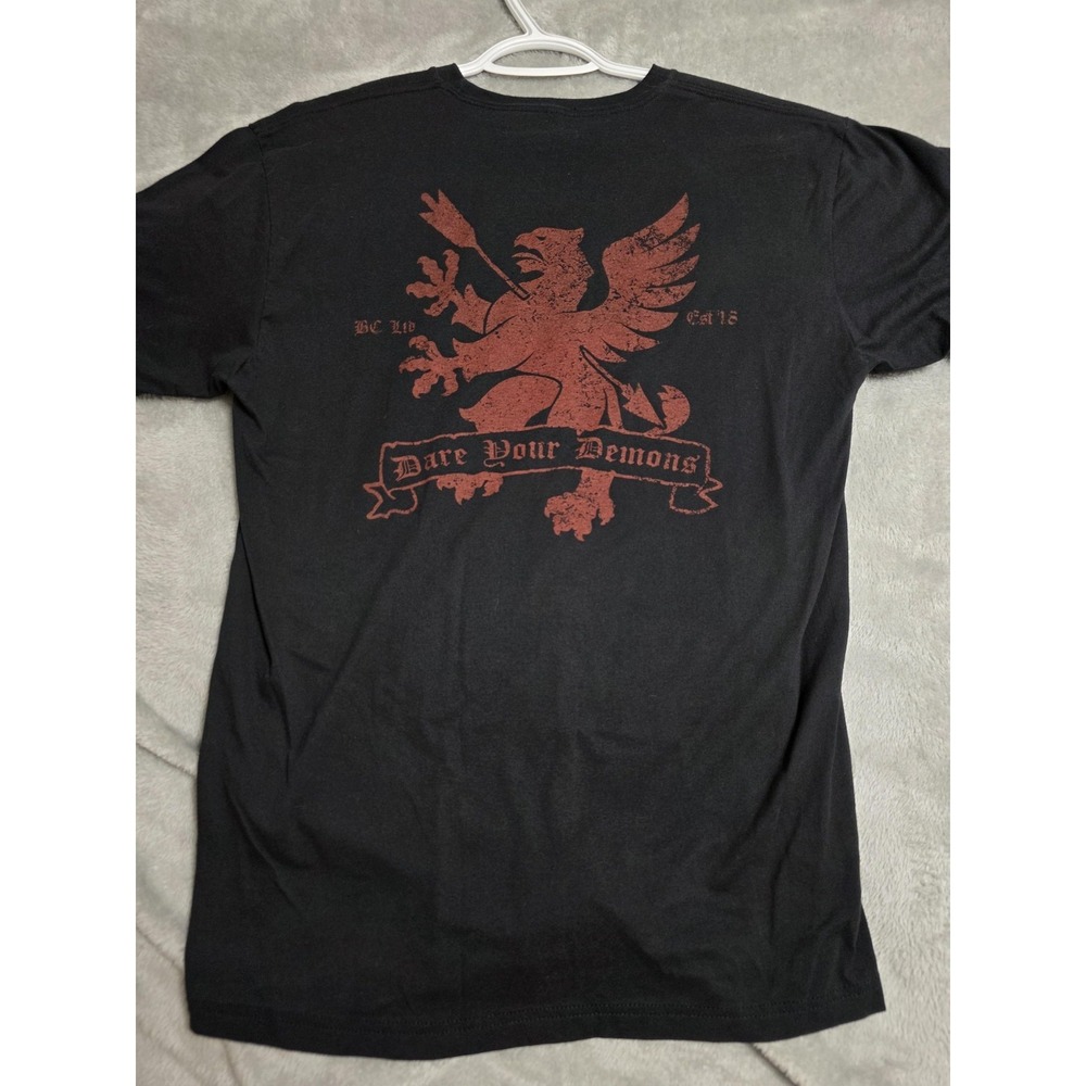 BC Limited Shirt Mens Large Black Dare Your Demons Griffin Graphic Tee Fantasy